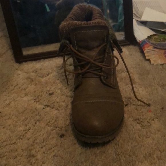 Brown ankle-boots - Picture 4 of 5